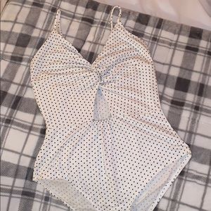 Polka dot body suit